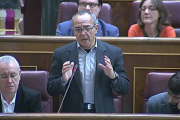 Joan Coscubiela, durante la sesión de control al Gobierno en el Congreso.-Foto: ATLAS