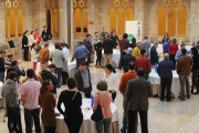 El Hotel Palacio de La Merced completó su aforo en la primera sesión de las catas de primavera de El Correo de Burgos.-ISRAEL L. MURILLO