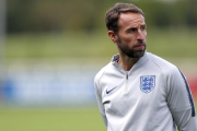 Southgate, en un entrenamiento de la selección inglesa.-DAVID DAVIES
