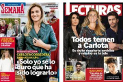 Las primeras páginas de las revistas '¡Hola!', 'Semana', 'Lecturas' y 'Diez Minutos'.-