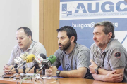 En el centro, José Antonio Martínez, nuevo responsable de la AUGC en Burgos.-SANTI OTERO