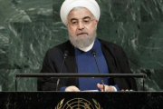 Hasan Rohani, ante la Asamblea General de la ONU, este miércoles 20 de septiembre-EFE / JUSTIN LANE