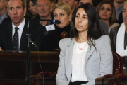 Raquel Gago declara en la Audiencia provincial de León, el martes.-EFE