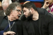 Joan Tardà y Gabriel Rufián, diputados de ERC en el Congreso-ANDREU DALMAU (EFE)