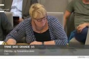 La diputada liberal noruega Trine Skei Grande, jugando al Pokémon en una sesión parlamentaria.-YOUTUBE