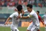 Heung-Min Son celebra en los Juegos Asiáticos.-STANDARD