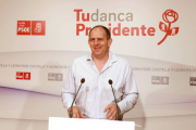 El secretario de Política Autonómica y Coordinación Parlamentaria del PSOE, José Luis Aceves, analiza la campaña de incendios forestales de la Junta y presenta las propuestas de su partido en esta materia-Ical