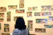 Las escenas bucólicas de Enrique Seco San Esteban expuestas en el Arco de Santa Maria también se nutren de bodegones. / RAÚL G. OCHOA