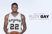 Rudy Gay, presentado por los San Antonio Spurs.-