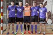 Imagen de la plantilla del Chigre Astur, que ocupa actualmente el liderato en Segunda División-Israel L. Murillo