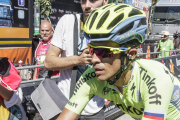 Alberto Contador fue segundo en Las Lagunas de Neila-Santi Otero