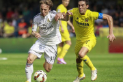 Modric, durante un partido entre el Villarreal y el Madrid.-MIGUEL LORENZO