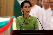 La líder birmana y premio Nobel de la Paz Aung San Suu Kyi.-SOE ZEYA TUN