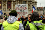 Protesta de los chalecos amarillos en Lille, en el norte de Francia.-PHILIPPE HUGUEN (AFP)