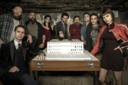 Algunos de los actores de 'La casa de papel', en una imagen promocional.-