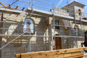 Uno de los templos que recibieron ayuda el pasado año, y que ya está en obras, es la iglesia de Cabezón de la Sierra.-ECB
