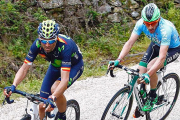 Carlos Barbero (derecha) junto al que será su compañero en Movistar Alejandro Valverde.-