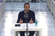 Sandro Rosell declara en la Audiencia Nacional.-EFE