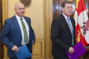 Rico (dcha.) y Marañón (izq.) destacaron el hecho de que podrá actuarse ya en el mes de febrero-R. ORDÓÑEZ