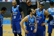 Renfroe, Horton, Benite, Rivero y Cook reflejan su decepción tras una derrota. SANTI OTERO