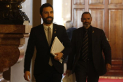 El presidente del Parlament, Roger Torrent.-ALBERT BERTRAN