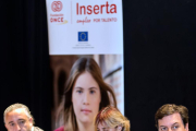Jesús Rodríguez (I), Virginia Carcedo (C)y Carlos Fernández Carriedo (D).-ICAL