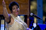 Aretha Franklin, durante un concierto en la Casa Blanca, el pasado 29 de abril.-AFP