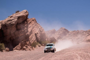 Cristina Gutiérrez en una de las etapas del Dakar 2017-Twitter @cris_tortu