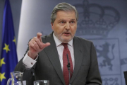 El portavoz del Gobierno, Íñigo Méndez de Vigo, en rueda de prensa.-EFE/ JC HIDALGO