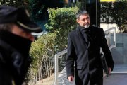 El mayor Josep Lluís Trapero se dirige a la Audiencia Nacional.-JUAN MANUEL PRATS