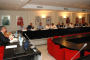 Una imagen de la asamblea de clubs de la ACB.-ACBMEDIA