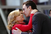 Elena Valenciano y Pedro Sánchez, en febrero del 2015.-/ JUAN MANUEL PRATS
