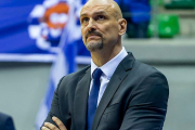 El entrenador croata del Hereda San Pablo Burgos, Žan Tabak. SANTI OTERO