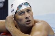 El nadador Ryan Lochte es fiel a Tinder.-AP / MICAHEL SOHN