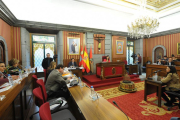 La segunda sesión se celebró en el Salón de Plenos del Ayuntamiento de Burgos.-ISRAEL L. MURILLO