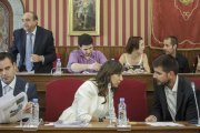 Reunión del pleno en el que se aprobó la polémica propuesta de Imagina sobre reclamaciones civiles.-SANTI OTERO