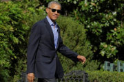Barack Obama, en Washington antes de partir a Nueva York.-REUTERS / JOSHUA ROBERTS