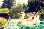 Taylor Swif y Calvin Harris se fotografían por primera vez.-Foto: INSTAGRAM
