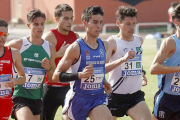 Jesús Gómez, en plena acción en una prueba en San Amaro-Santi Otero
