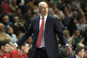 Joan Peñarroya muestra su fustración durante un partido.-ACB PHOTO