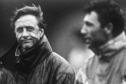 Johan Cruyff y Hristo Stoichkov, en 1990.-ARCHIVO / JORDI COTRINA