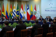 Reuniones de trabajo en la cumbre del Mercosur en Brasil.-EFE