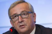Juncker, en la rueda de prensa, este viernes en Bruselas.-Foto:   AP / THIERRY MONASSE
