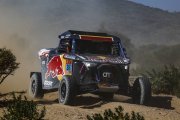Cristina Gutiérrez, durante un momento de la competición. DAKAR