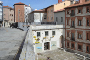 Vista del antiguo asador de Aranda desde la calle Fernán González.-ISRAEL L. MURILLO