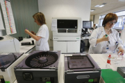 Instalaciones del área de Hematología y Hemoterapia del Hospital Universitario de Burgos.-RAÚL G. OCHOA