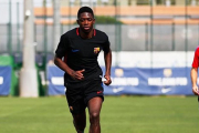 Dembélé, durante un entrenamiento en la Ciudad Deportiva-MIGUEL RUIZ