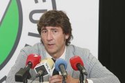 Patxi Salinas durante su presentación oficial.-RAÚL G. OCHOA