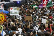 Una imagen de la concentración del pasado 25 de septiembre en el marco de la iniciativa Rodea el Congreso.-EFE / JUANJO MARTÍN