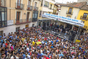 Un año más, la plaza del Trigo no decepcionó a los sonorámicos. Fiesta garantizada encima y debajo de un escenario muy reivindicativo.-ARCALLE.COM